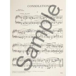 Franz Liszt: Consolations Per Pianoforte