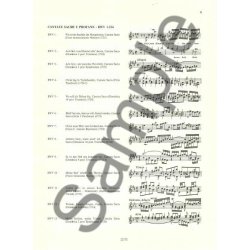 Catalogo Tematic (Incipit): Delle Opere Di J.S. Bach