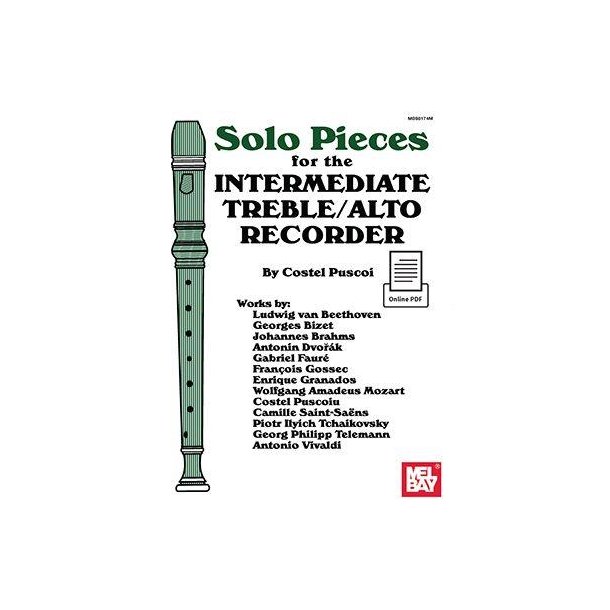 Solo Pieces For The Intermediate Treble/Alto Recorder
