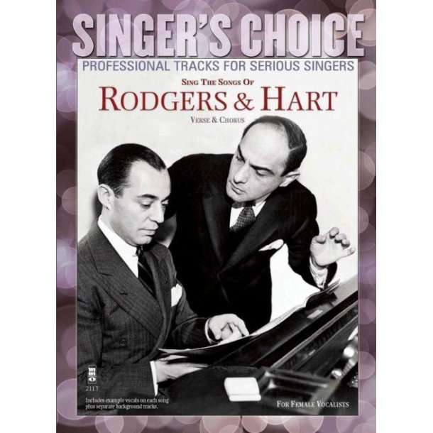 Singer's Choice: Sing The Songs Of Rodgers & Hart (Book/CD)