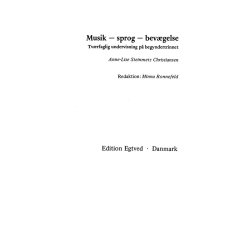 MUSIK - SPROG - BEVGELSE