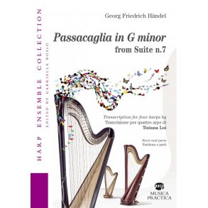 Passacaglia in G minor : Trascrizione per quattro arpe