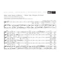 William Byrd: Hear My Prayer, O Lord (Score)