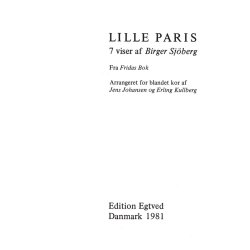 LILLE PARIS,  SATB