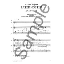 MICHAEL BOJESEN PATER NOSTER SATB