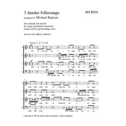 Michael Bojesen: 3 Danske Folkesange