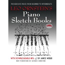 Leo Ornstein's Piano Sketch Books: Progressive Pieces From Beginner To Intermediate (Book/MP3s)