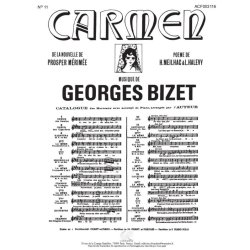 BIZET CARMEN N 5 SGUDILLE PRS DES REMPARTS DE SVILLE MEZZO OU BAR