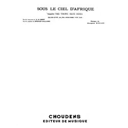 Jacques Dallin: Sous le Ciel d'Afrique ('neath the tropic blue skies)