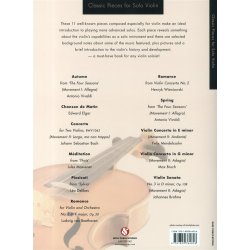 Classic Pieces For Solo Violin