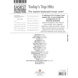 Easiest Keyboard Collection: Today's Top Hits