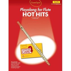 Guest Spot: Hot Hits - Flute (Book/Download Card)