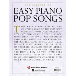 The Library Of Easy Piano Pop Songs