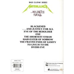 Play It Like It Is Bass: Metallica - And Justice For All