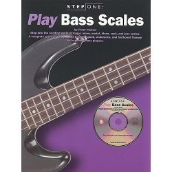 Book and CD NEW 014031446 Step One Play Bass Scales 