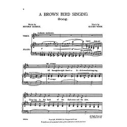 Haydn Wood: A Brown Bird Singing (In D)