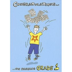 Music Gallery: Congratulations Card - Grade 1 (Boy)