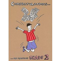 Music Gallery: Congratulations Card - Grade 2 (Boy)