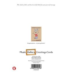 Music Gallery: Congratulations Card - Grade 2 (Boy)