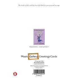 Music Gallery: Congratulations Card - Grade 4 (Boy)