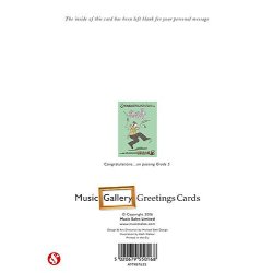 Music Gallery: Congratulations Card - Grade 5 (Boy)