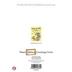 Music Gallery: Kids 2 Birthday Card