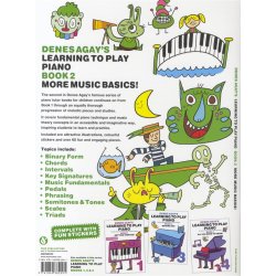 Denes Agay's Learning To Play Piano - Book 2 - More Music Basics!