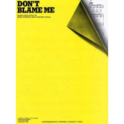 Jimmy McHugh: Don't Blame Me (PVG)