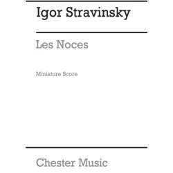 Igor Stravinsky: Les Noces (1922- Miniature Score)