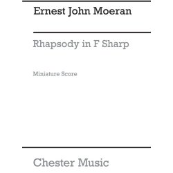 Moeran: Rhapsody In F Sharp (Miniature Score)