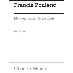 Francis Poulenc: Mouvements Perpetuels For 9 Instruments - Score