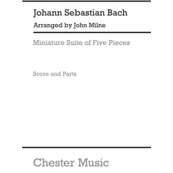Bach, Js Miniature Suite Score And Parts