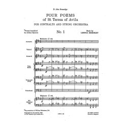 Lennox Berkeley: Four Poems By St. Teresa Of Avila Op.27