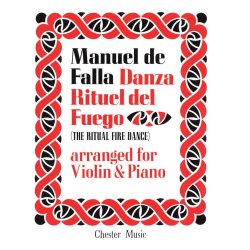 De Falla: Ritual Fire Dance From El Amor Brujo  For Violin and Piano