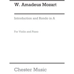 Mozart: Introduction And Rondo In A Major for Violin and Piano