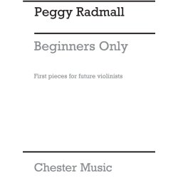 RADMALL PEGGY BEGINNERS ONLY VIOLIN & PIANO BOOK