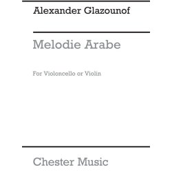 Glazounof: Melodie Arabe (Vlc Or Vln/Pf)