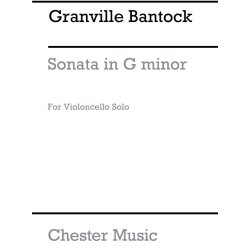 Bantock: Solo Cello Sonata In G Minor