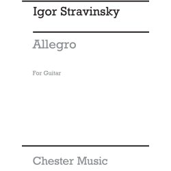 Igor Stravinsky: Allegro From Les Cinq Doigts for Guitar