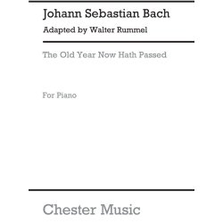 J.S.Bach/Walter Rummel: The Old Year Now Hath Passed