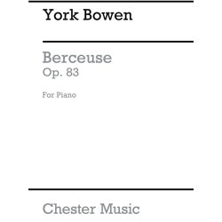 Bowen: Berceuse Op. 83 for Solo Piano