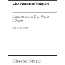 Gian Francesco Malipiero: Impressioni Dal Vero - IIa Parte (Piano Duet)