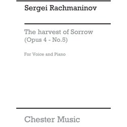 Rachmaninov  The Harvest Of Sorrow Op.4/5  Mez Or Bar/Pf