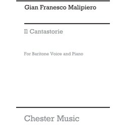 Malipiero: Il Cantastorie Baritone From Sette Canzoni for Baritone Solo with Piano acc.