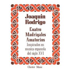 Rodrigo: Cuatro Madrigales Amatorios High voice And Piano