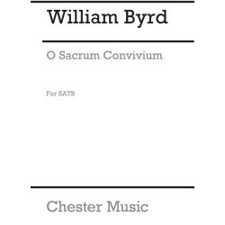 William Byrd: O Sacrum Convivium (Collins) Satb  (L)