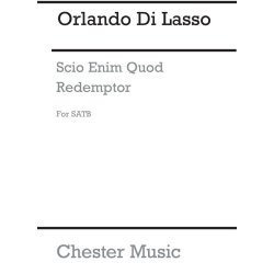 Orlando Lassus: O Scio Enim Quod Redemptor