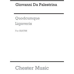 Giovanni Palestrina: Quodcumque Ligaveris (SSATBB)
