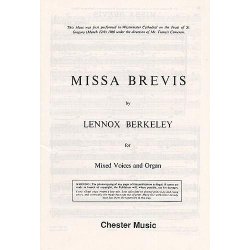 Lennox Berkeley: Missa Brevis Op.57 (Original Latin Version)