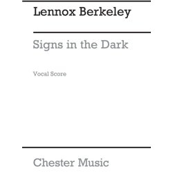 Lennox Berkeley: Signs In The Dark Op.69 (Vocal Score)